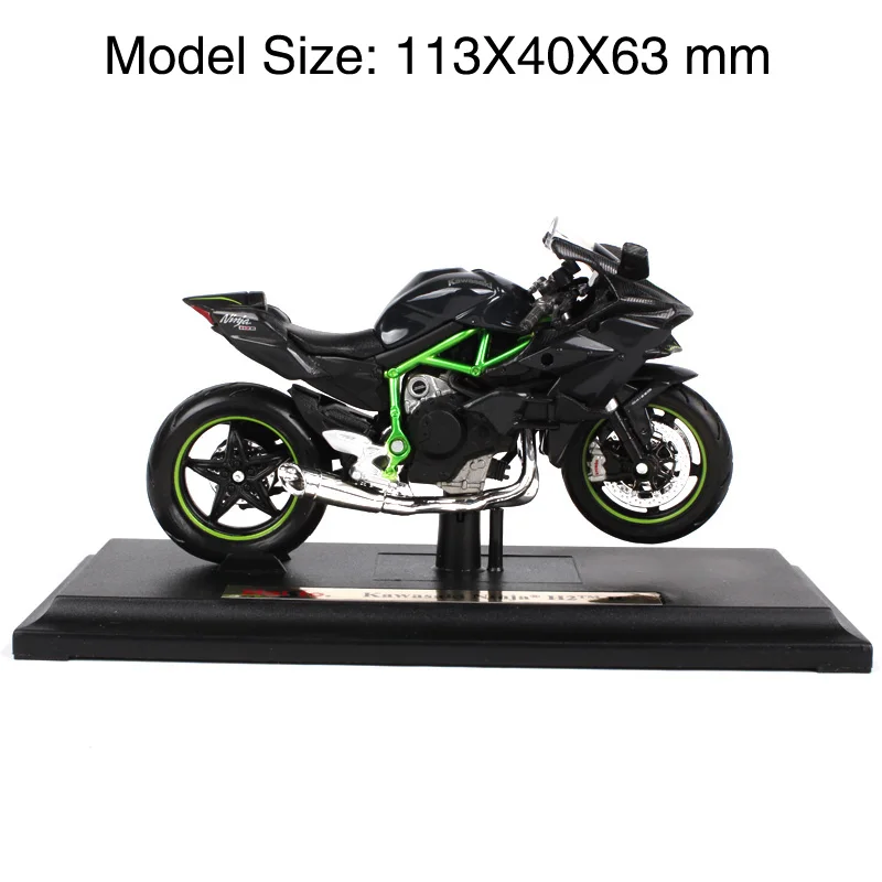 Модель мотоцикла MAISTO 1:18 Kawasaki Ninja H2R H2 R модель литая под давлением игрушка новинка