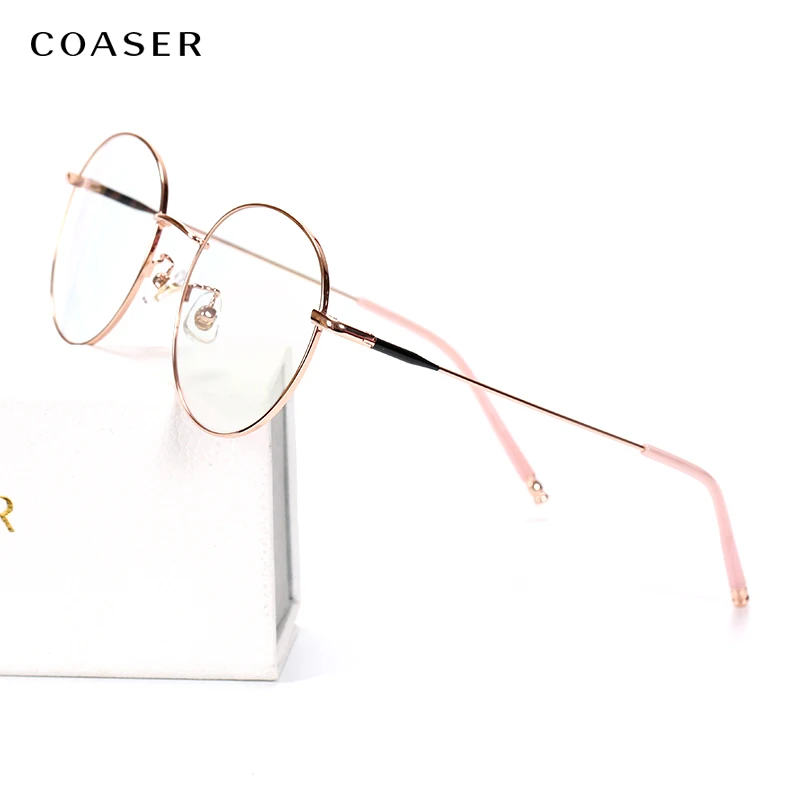 

Fashionable Titanium Alloy Optical Glasses Frame Men Prescription Eyeglasses Korean Denmark Women Brand Designer Myopia eyewear