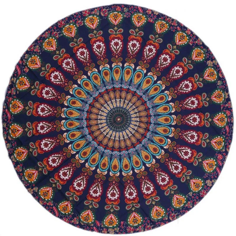 Новая индийская Мандала Ткань Гобелен настенная Мандала пляжное полотенце хиппи психоделический гобелен Гобелен Мандала полотенце s - Цвет: 2 Tapestry