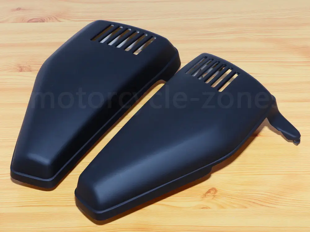 

1pair Motorcycle Right & Left Vintage Black Battery Side cover set For Honda CG110 CG125 JX110 JX125