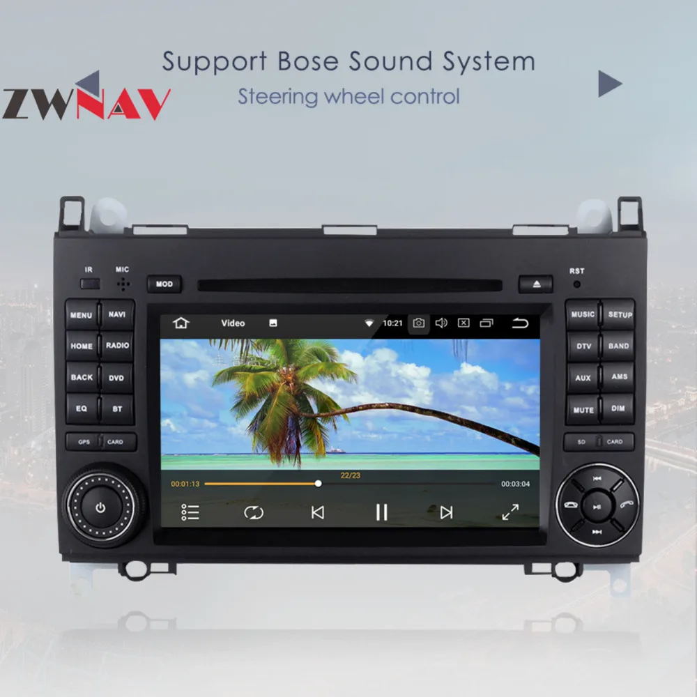 Sale Octa Core Android 8.0 Car GPS Stereo Car Radio Car DVD Player For BENZ A-class W169 A150 A170 B-class W245 B170 B200 2004-2012 5