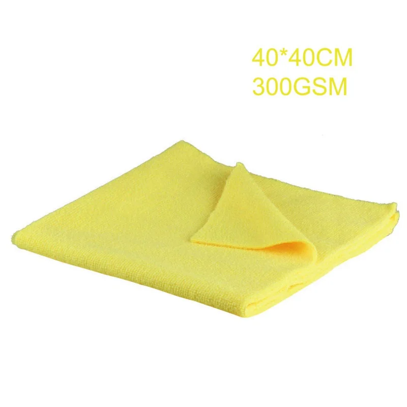 1 шт. протрите протирочные салфетки из микрофибры мытье автомобиля полотенце Сильное водопоглощение - Цвет: Цвет: желтый