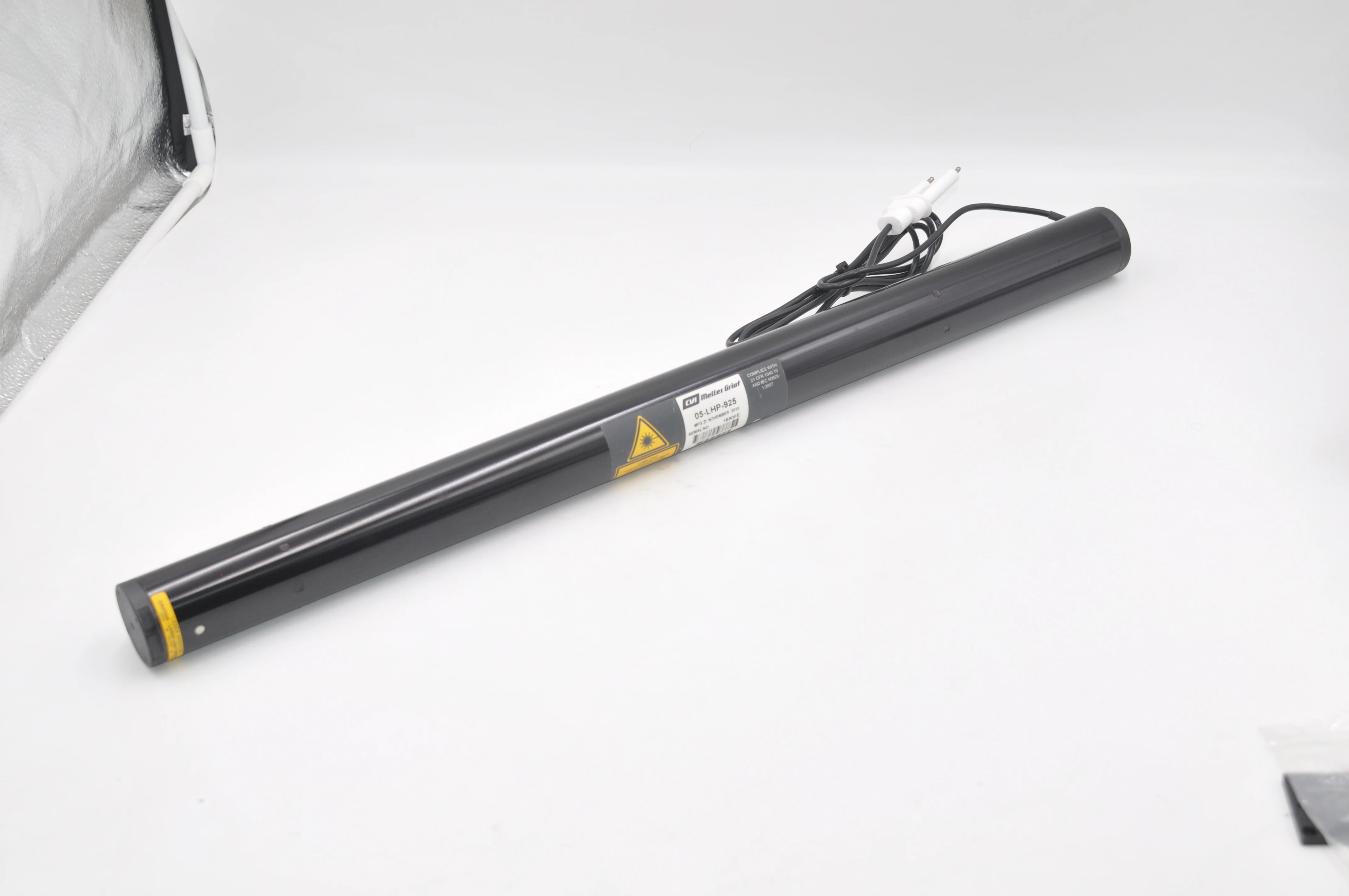 

CVI MELLES GRIOF 05-LHP-925 LASER 30mW MAXIMUM AT 632.8nm Does not include power