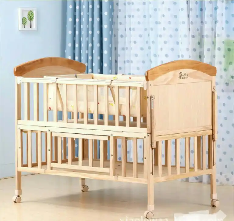 real wood baby cribs
