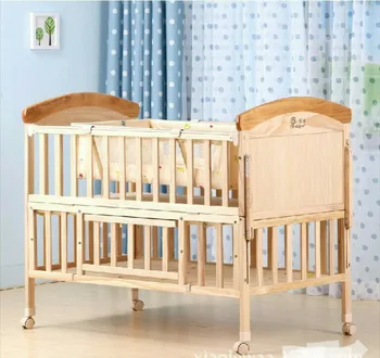 

Baby Cribs Bedding Solid wood baby nest Multi-functional with Cradle and mosquito net trolley baby lounger NAF bassinet sale