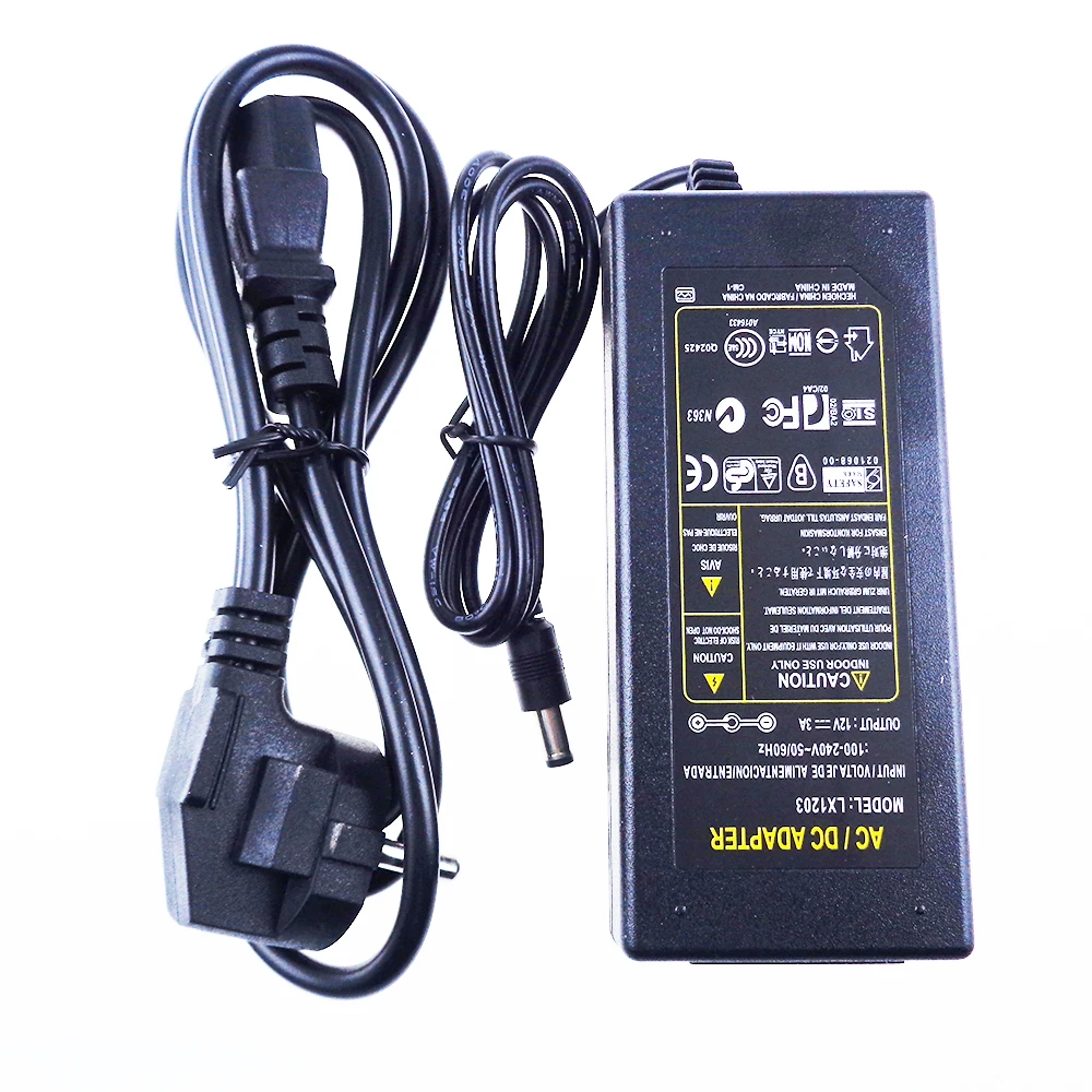 AC 100-240V IC solutions 1 шт DC 12V 3A переключатель питания 36W LED адаптер бесплатная доставка |