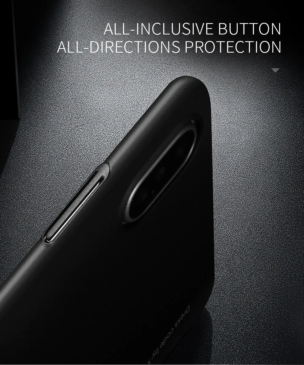 X-Level Жесткий Чехол для iPhone X пластиковый чехол ультра тонкий матовый сенсорный чехол для ПК для Apple 10 Phone для iPhone X