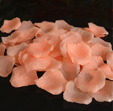 PiniceCore Lotto Commercio allIngrosso 3000 PCS Color Pesca Seta Petali di Rosa Wedding Decorazione Floreale WF-035