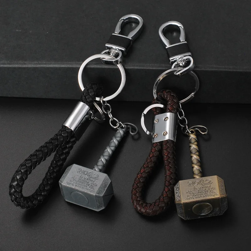 

Manufacturers selling the avengers alliance thor's hammer key film surrounding accessories car key chain