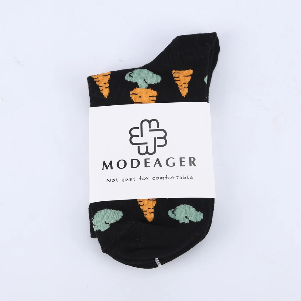 Новинка модные женские хлопковые носки Modeager в Корейском стиле Харадзюку с