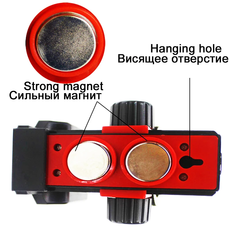 Лазерный уровень Регулируемый магнитный настенный подвесной лазерный кронштейн настенный штатив на 360 градусов Горизонтальный Инструмент 5/8"