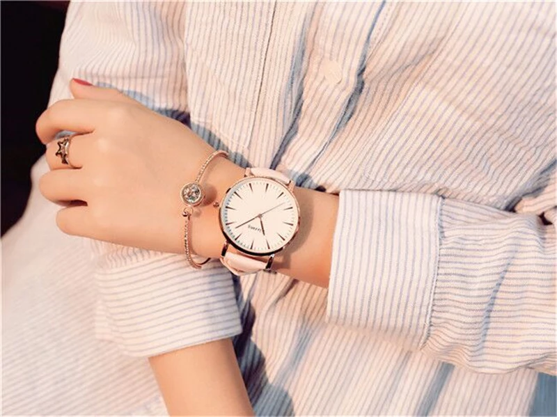 Модные кварцевые часы женские часы женские простые наручные часы с большим циферблатом женские часы Hodinky Montre Femme Relogio Feminino
