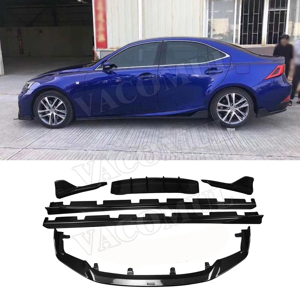 FRP из углеродного волокна праймер для LEXUS IS300 IS350 IS F Sport Sedan 4 Door 17 18 передний задний
