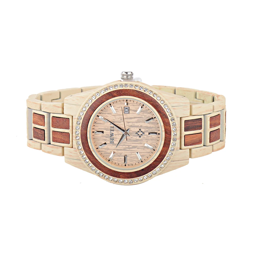 BEWELL WOODEN WATCH