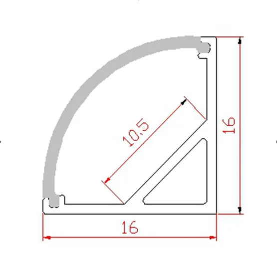 Perfil de Alumínio com Tampa Tampa para a para a Iluminação do Armário Decoração de Interiores Frete Grátis Venda Quente Novo Canto Levou 1 M e pcs 2 High Quality aluminium profile free shipping