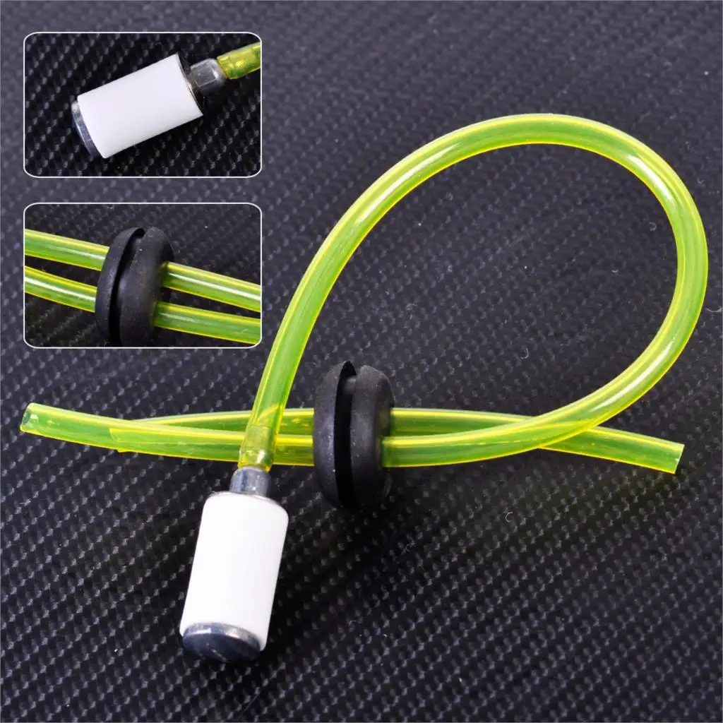

LETAOSK New Soft Fuel Line Oil Pipe Hose with Fuel Filter Assembly Grommet fit for Earthquake Auger MC43 E43 3004105