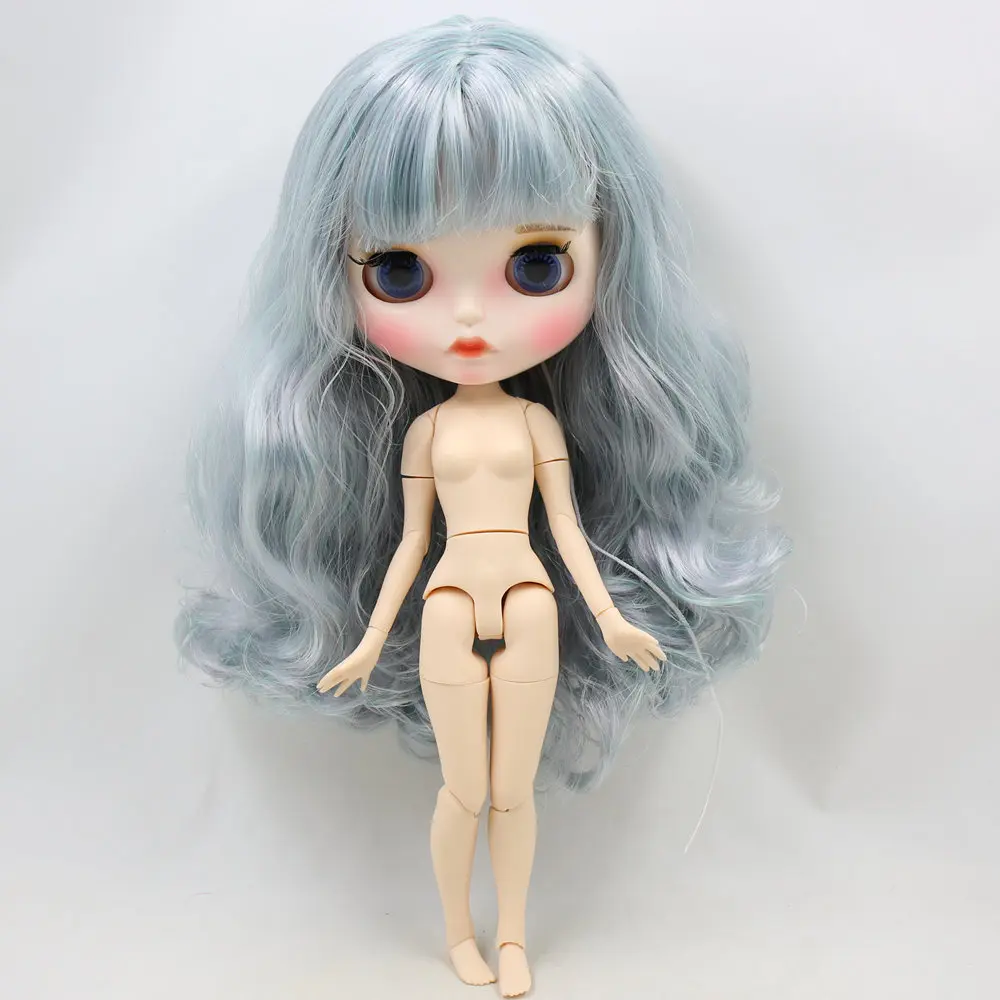 Meadow – Premium Custom Neo Blythe Doll with Multi-Color Hair, White Skin & Matte Pouty Face 4