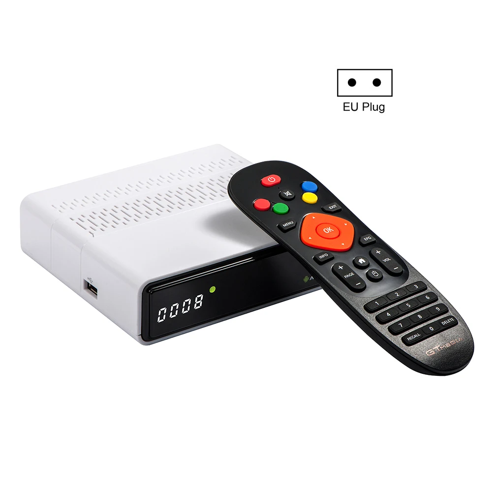 1 шт. GTmedia GTS спутниковый ресивер для DVB-S2Android 6,0 tv BOX + DVB-S/S2 Android 6,0 tv BOX 2 Гб ram 8 Гб rom BT4.0 GTMEDIA GTS