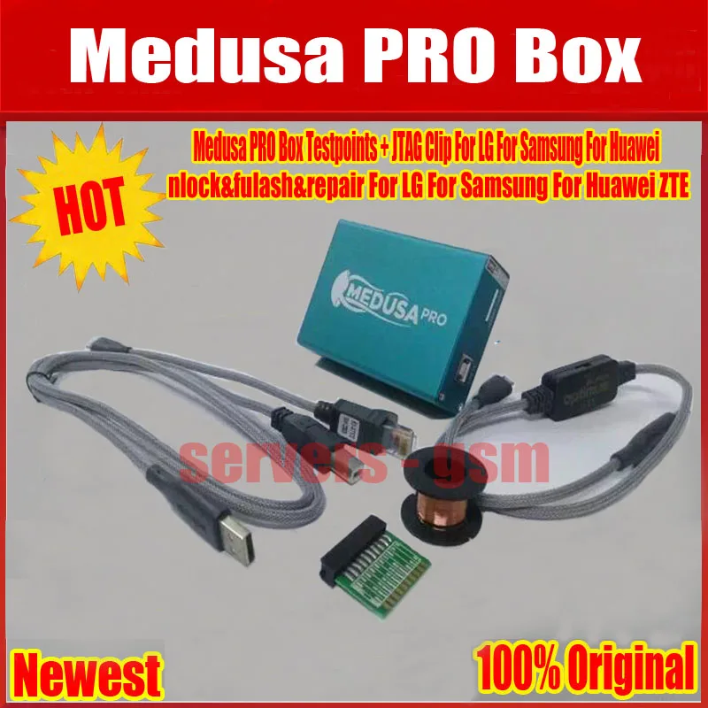 Новинка 2020 100% оригинал Medusa Box PRO Testpoints + JTAG Clip для LG Samsung ForHuawei|medusa box|clip boxmedusa box jtag |