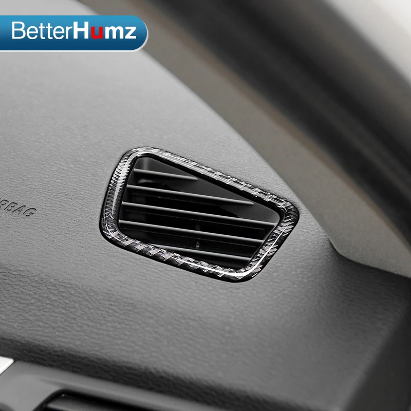 

Carbon Fiber Refit Car AC Outlet Frame Stickers Air Condition Vents Air Outlet Trim Decor for f25 f26 X3 X4 2011-2016