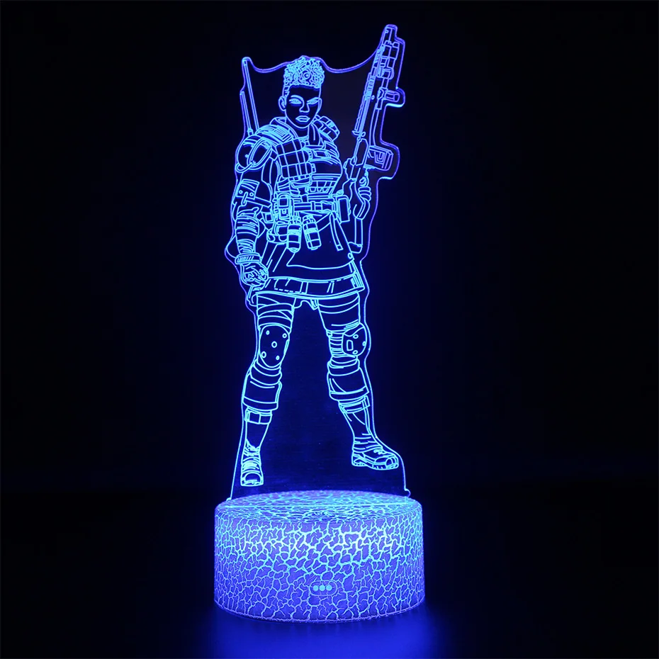 

3d Table Projection Lamp Illusion Battle Royale Led Light Up Toys USB Touch Sensitive Light APEX APEX Legends Nightlight