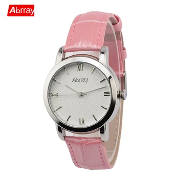 

Abrray 2018 New Women Dress Watches 3ATM Waterproof Genuine Leather Strap Fashion Quartz Watch Student Wristwatch Free Ship
