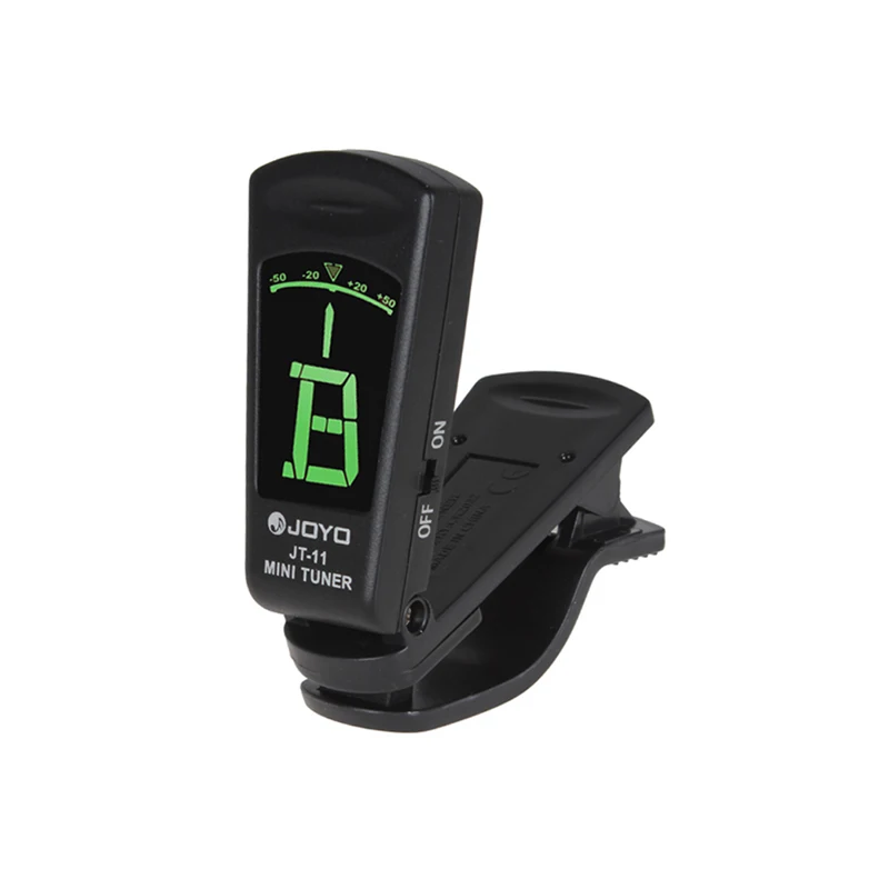jt 11 mini clip on chromatic tuner with backlit guitar tuners joyo tuner jt11 a4 frequency 440hz jt 11 mini clip on chromatic tuner with backlit guitar tuners joyo tuner jt11 a4 frequency 440hz