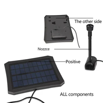 

High Quality 1pcs New LED Solar Power Water Pump Fountain Automatic Colorful For Garden Lake Fish Pond Pool VC