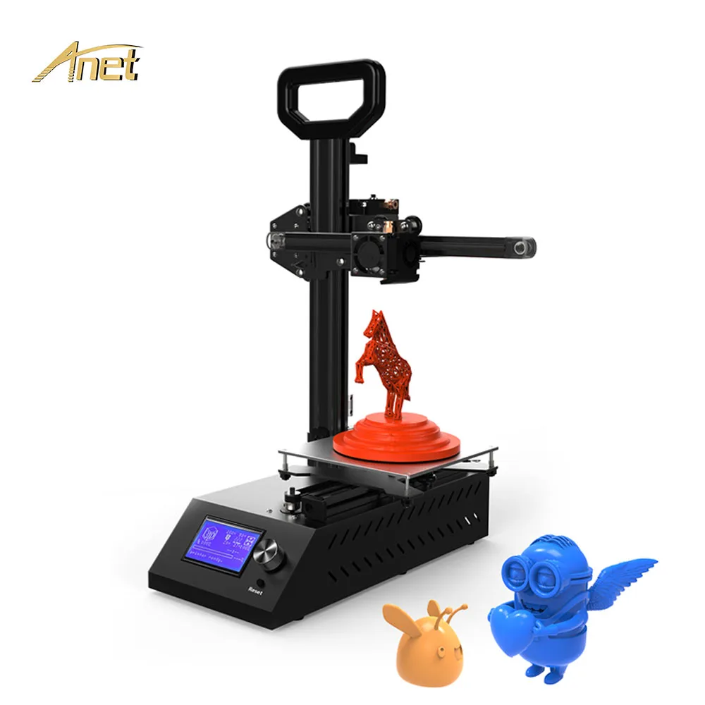 

Anet A9 3D Printer Easy Assemble with Metal Plate + Aluminum Frame High Precision impresora 3d DIY Kit with PLA/ABS filament