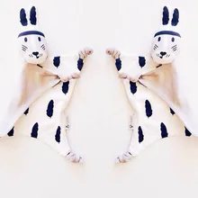 Детское спальное одеяло, детские слюнявчики, детские игрушки для малышей, хлопковый слюнявчик, постельные принадлежности, игрушка кролик и котенок, куклы, Bebe Apaziguar telo Маре