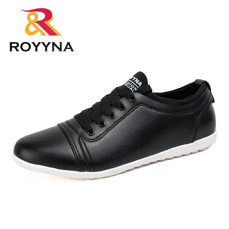 

ROYYNA New Arrival Hot Style Men Casual Shoes Lace Up Microfiber Men Shoes Comfortable Men Flats Light Soft Fast Free Shipping