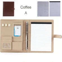 Многофункциональным искусственная кожа папки файла A4 Сейф для документов бумажный мешок папки для документов Padfolio для офиса аксессуары 1200 h