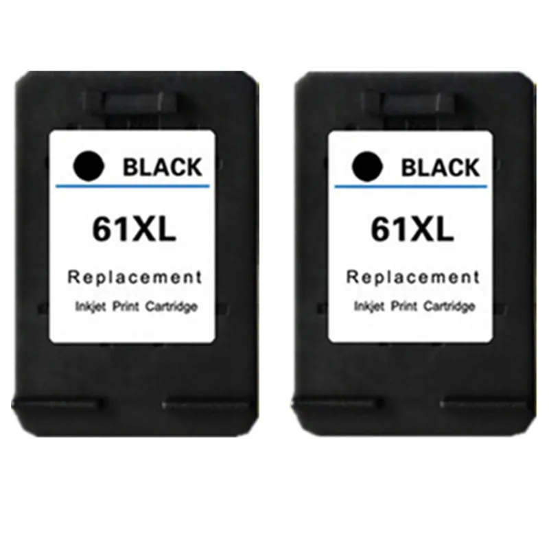 

2PK Black CH563WN For HP61XL New 1050/2000/2050/2510/2540/3000/3050/3052/ 3054/3510 Series Printer Ink No.224