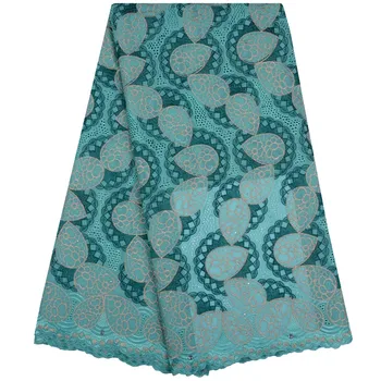 

Hot Sale 2018 french Lace Fabric 2018 High Quality Swiss Voile Lace in Switzerland 100% Cotton lace African For Women Dress 1120