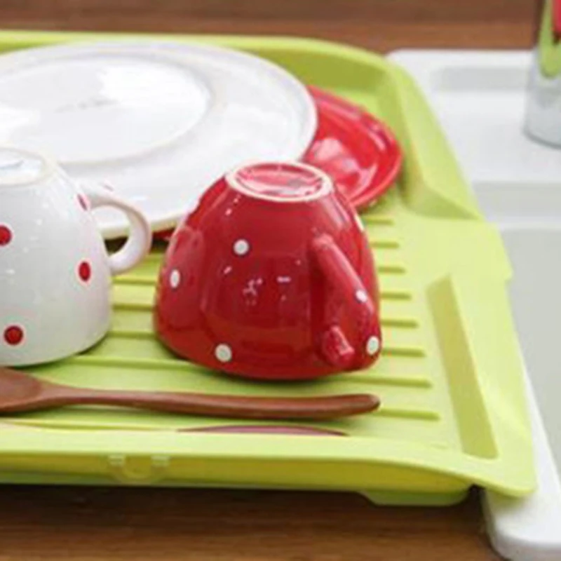 Многофункциональная Пластиковая тарелка лоток-сушилка сливная стойка кухня большая сушилка над раковиной столешница Органайзер сушилка для посуды