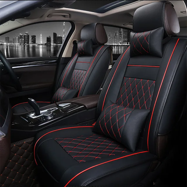 Universal PU Leather car seat cover For Lincoln Navigator MKZ MKS MKC