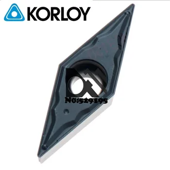 

Original Korloy VBMT110304-HMP NC3120 PC9030 VBMT 110304 Carbide Turning Inserts for turning tool holder boring bar Lathe Cutter