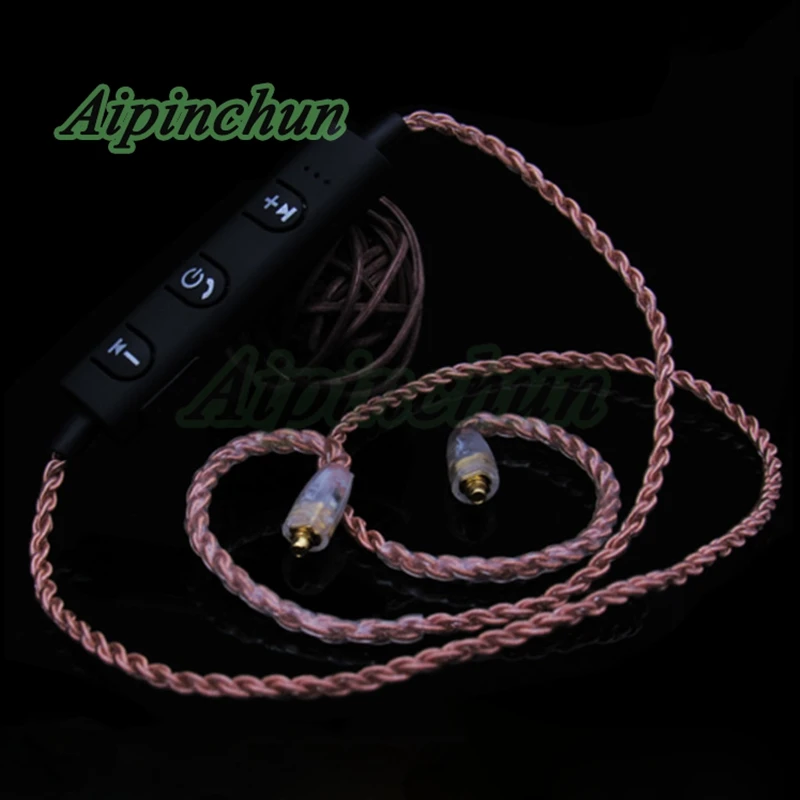 Aipinchun MMCX Headphones Wireless Bluetooth 4 1 Replacement Cable For Shure SE215 SE315 SE535 SE846 SE425 for Westone um pro