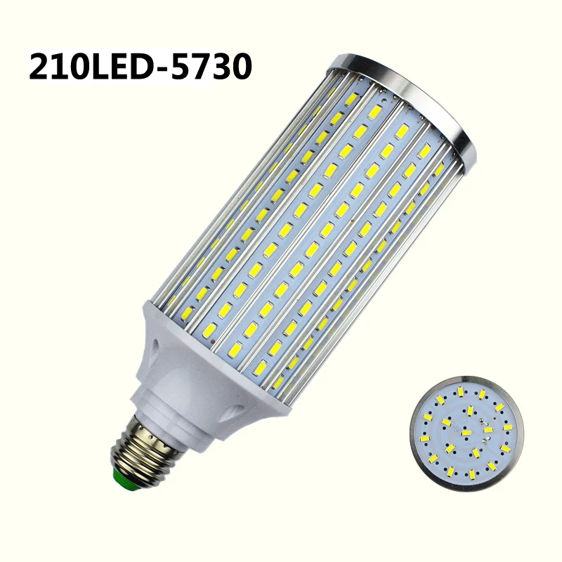 E27 E14 E40 5730 SMD светодиодный светильник типа «Кукуруза» с алюминиевой печатной платой, охлаждающий светодиодный светильник s, внутренний Точечный светильник без мерцания, 85 V-265 V 10W 15W 25W 40W 50W 80W