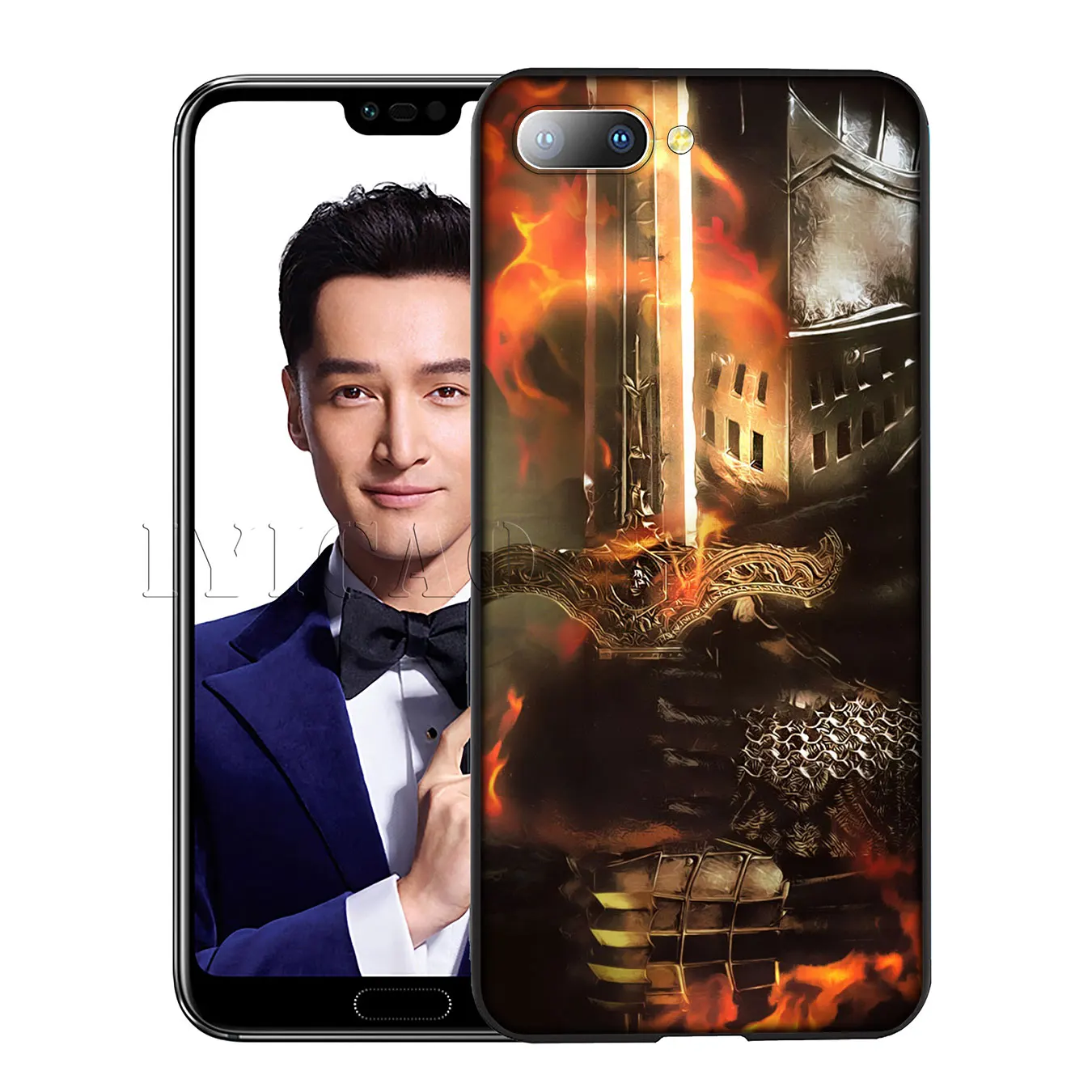 Мягкий силиконовый чехол IYICAO dark souls для Huawei Y7 Y6 Prime Y9 2018 Honor 8C 8X 8 9 10 Lite 6A 7C 7X 7A