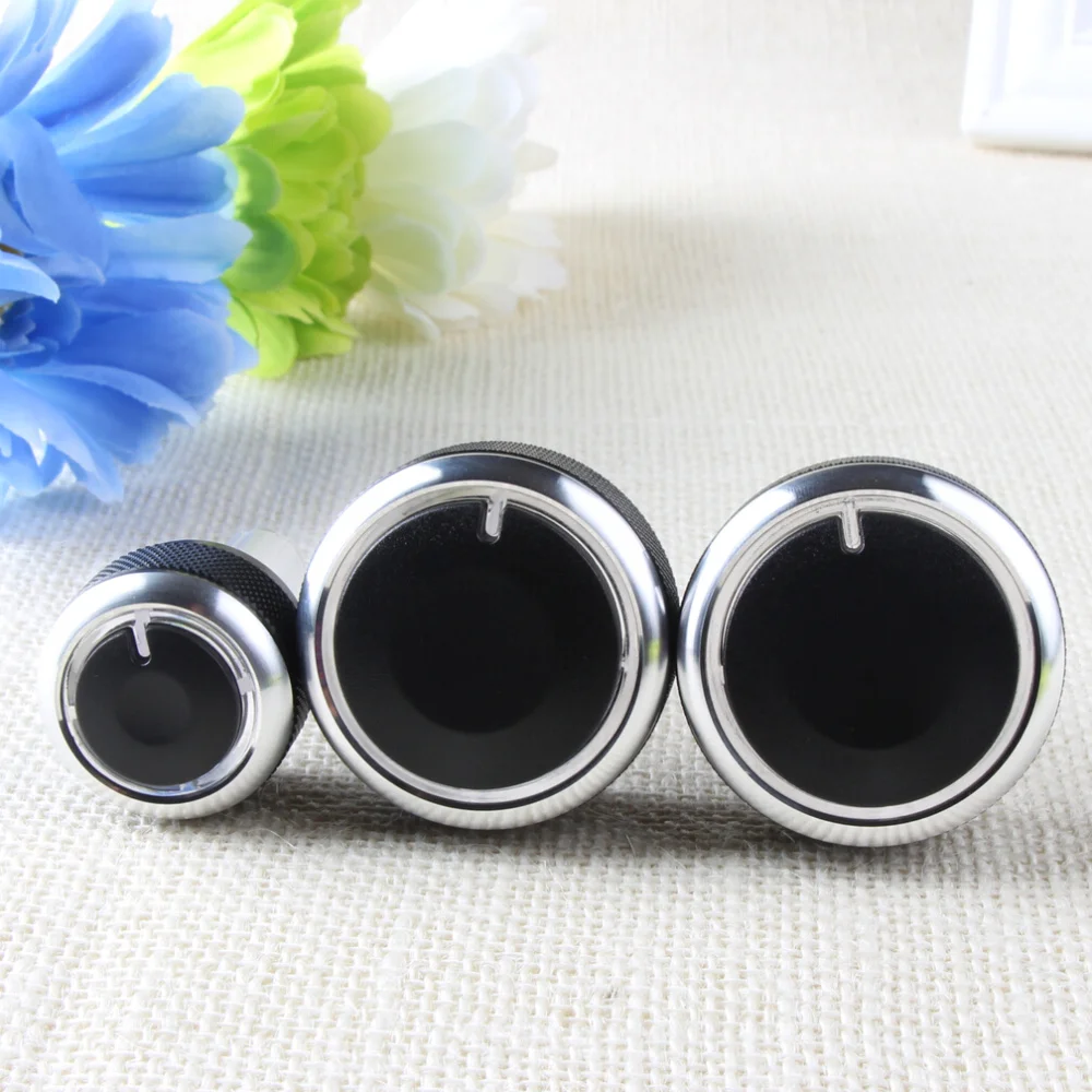 Free Shipping Aluminum alloy air conditioning knob AC Knob for