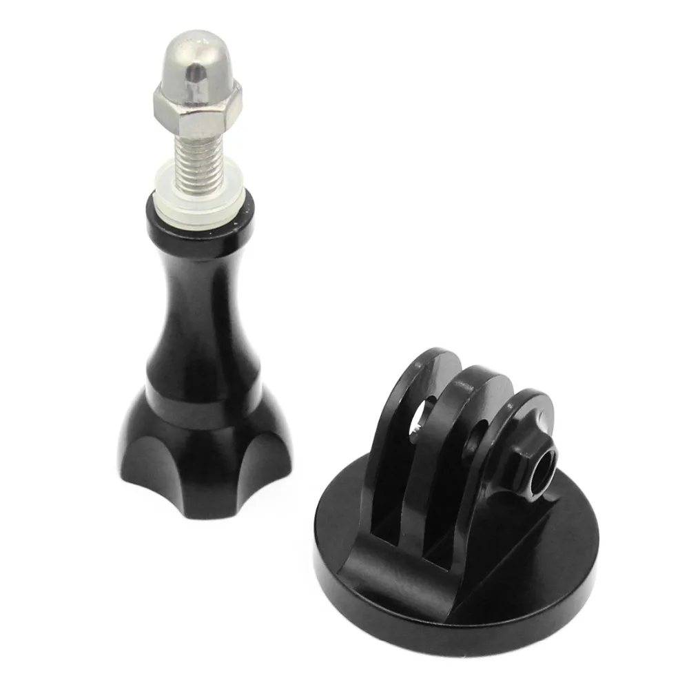 

CNC Tripod Mount Lightweight Camera Base Adapter With Metal Long Screw For GoPro Camera XIAOYI GITUP SJCAM Sports Camera