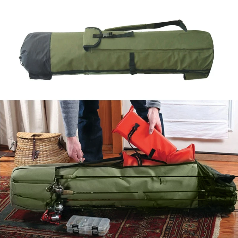 

Shaddock Fishing Portable Multifunction Nylon Fishing Bags Fishing Rod Bag Case Fishing Tackle Tools Storage Bag Carry Case