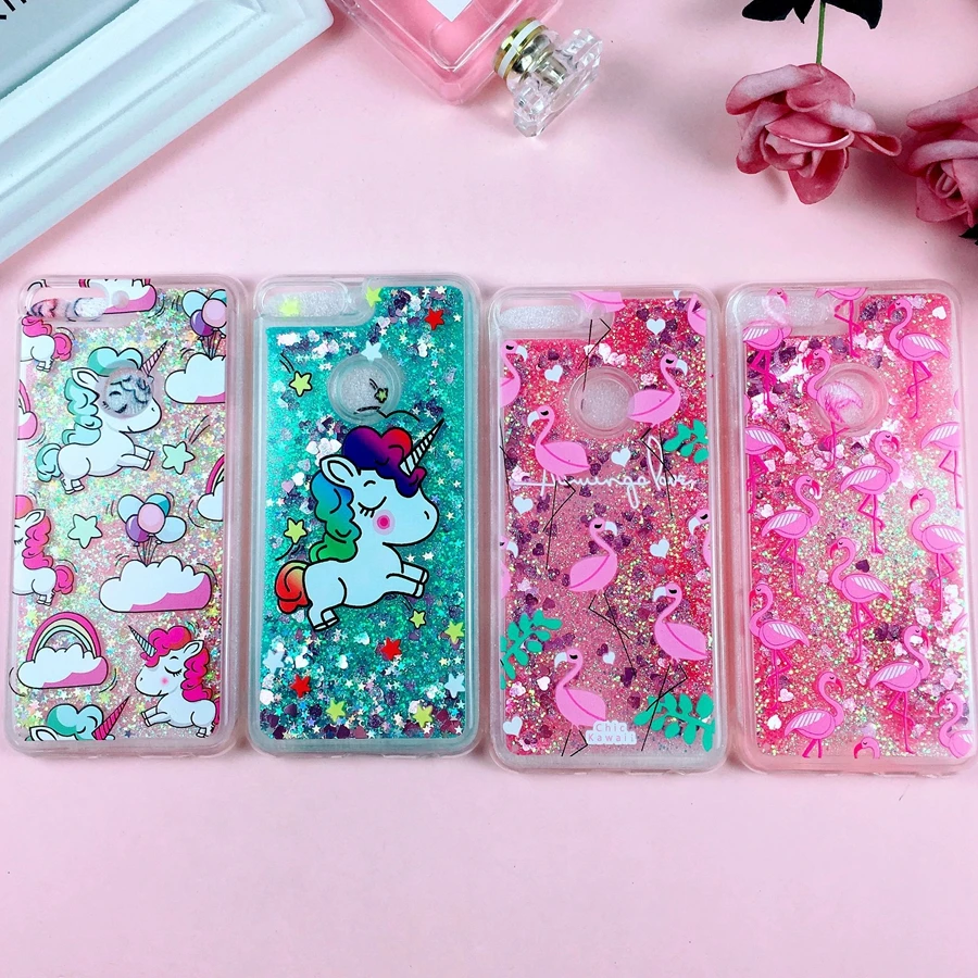 

For Huawei Honor 7C case Honor 7C 5.99 inch Cover Cute Luxury Quicksands back cover Capa Case on for Huawei Honor 7C Case Coque