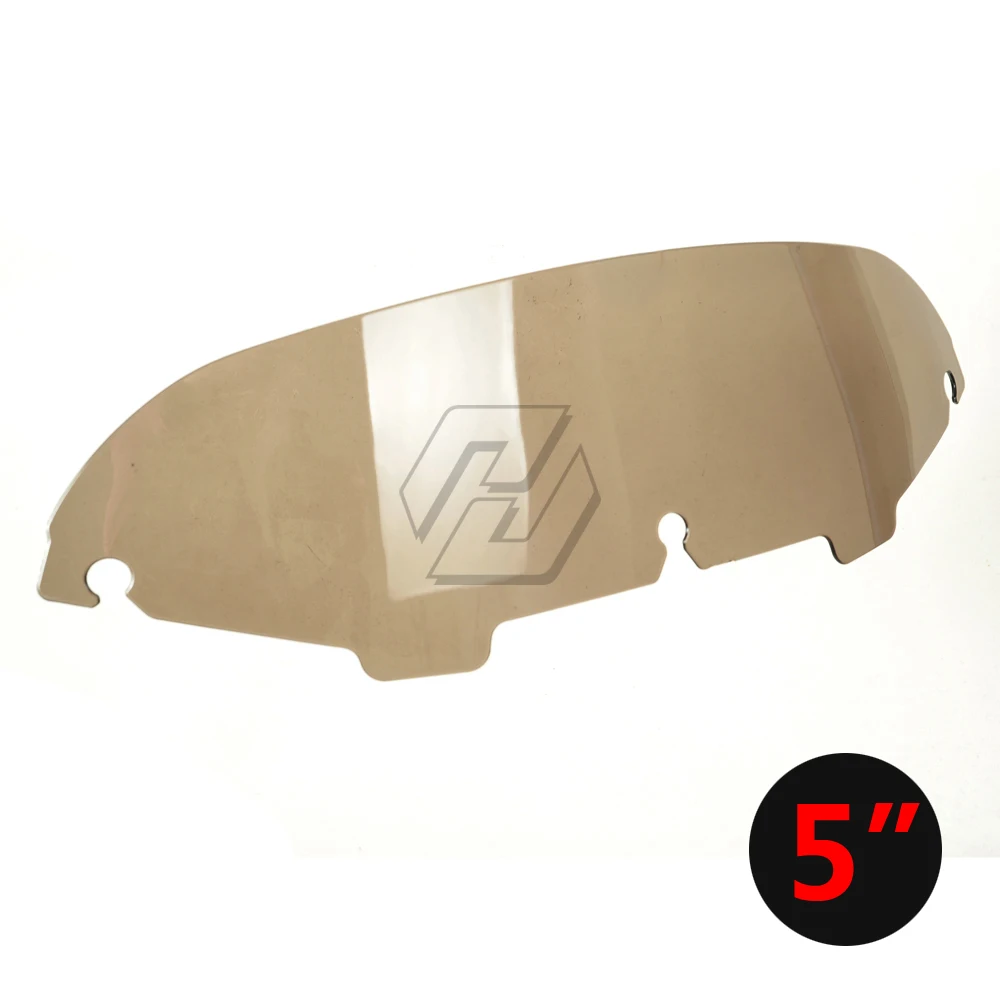 " лобовое стекло мотоцикла Чехол для Harley Touring Electra Glide FLHTC FLHX FL 1996-2013 дым - Цвет: Tawny