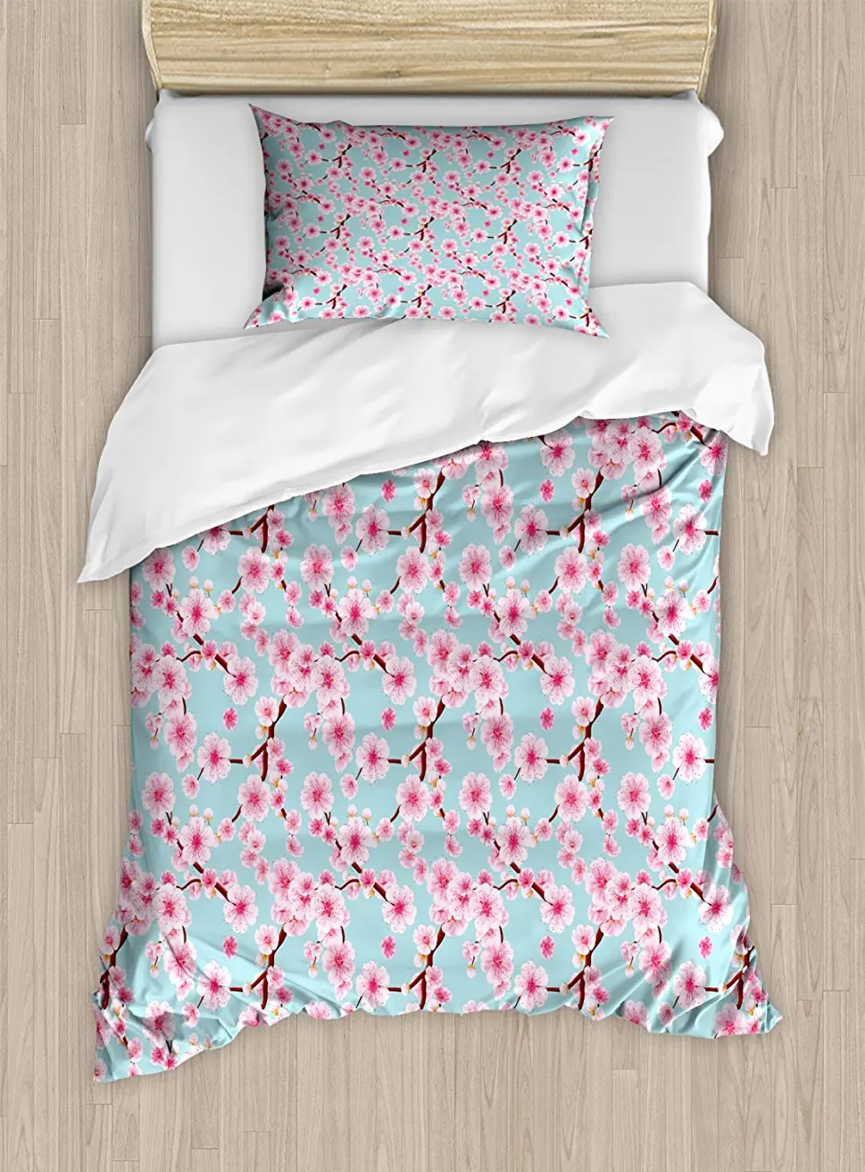 Cherry Blossom Duvet Cover Set Inspirational Seasonal Flower Garden