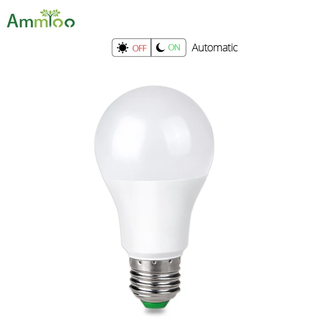 Ammtoo Sensor Light Bulb Dusk To Dawn 10w 15w Smart Led Lighting Ammtoo Sensor Light Bulb Dusk To Dawn 10w 15w Smart Led Lighting Bulbs E27 B22 Automatic On Off Yard Garage Garden Patio 85 265v