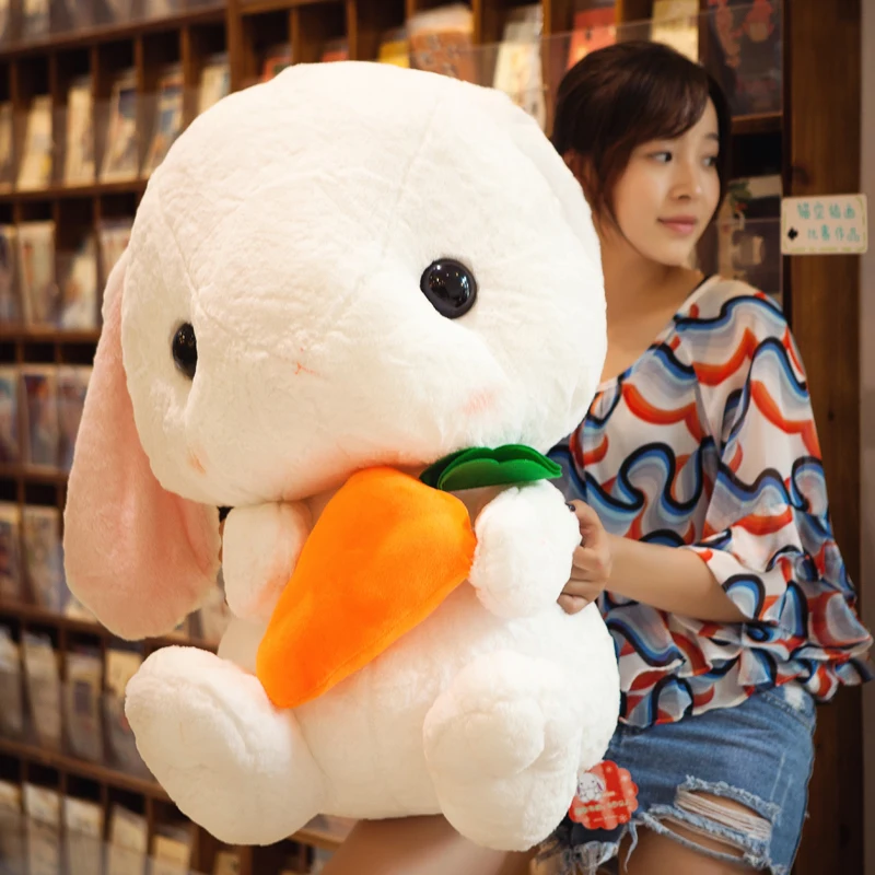 0569b Dorimytrader Kawaii Soft Cartoon Bunny Plush Toy Lovely