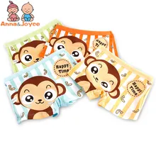 2 шт./лот, хлопковые трусы-боксеры для мальчиков, детские трусы, милые детские трусы-Шортики на возраст от 2 до 10 лет