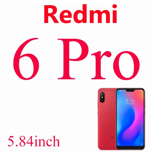 Xiaomi Redmi 6 6A Pro Стекло Экран протектор Премиум пленка для Xiomi Redmi 3 S 4 Pro 4X5 8 SE Mix 2 S A1 закаленное Стекло - Цвет: Redmi 6 Pro